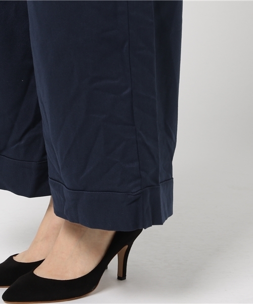 MERLOT(メルロー)の「ウエストギャザーベルトタックワイドパンツ1268(その他パンツ・レディース・ネイビー/ブラック/グレー/ワイン・FREE)」の10枚目の写真