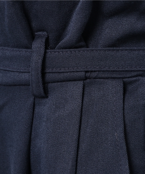 MERLOT(メルロー)の「ウエストギャザーベルトタックワイドパンツ1268(その他パンツ・レディース・ネイビー/ブラック/グレー/ワイン・FREE)」の13枚目の写真