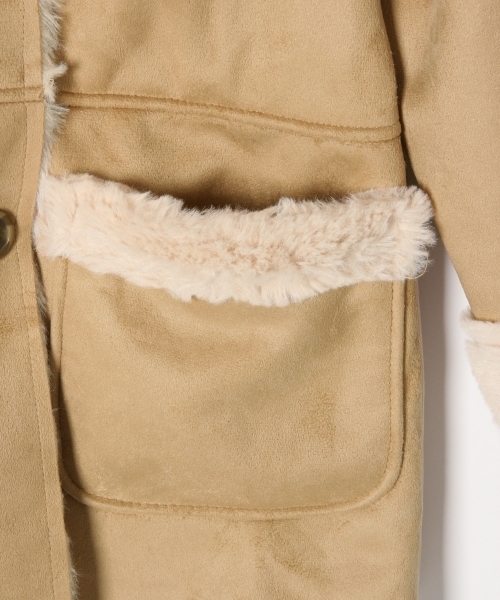 GLOBAL WORK(グローバルワーク)の「【キッズ】ウラボアムートンコート/769733(ムートンコート・キッズ・グレー/ベージュ・X-LARGE/MEDIUM/SMALL/LARGE/XX-LARGE)」の8枚目の写真