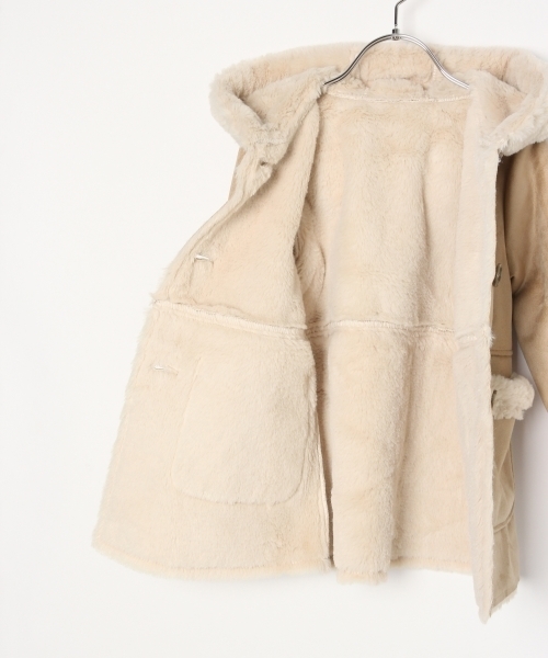 GLOBAL WORK(グローバルワーク)の「【キッズ】ウラボアムートンコート/769733(ムートンコート・キッズ・グレー/ベージュ・X-LARGE/MEDIUM/SMALL/LARGE/XX-LARGE)」の11枚目の写真