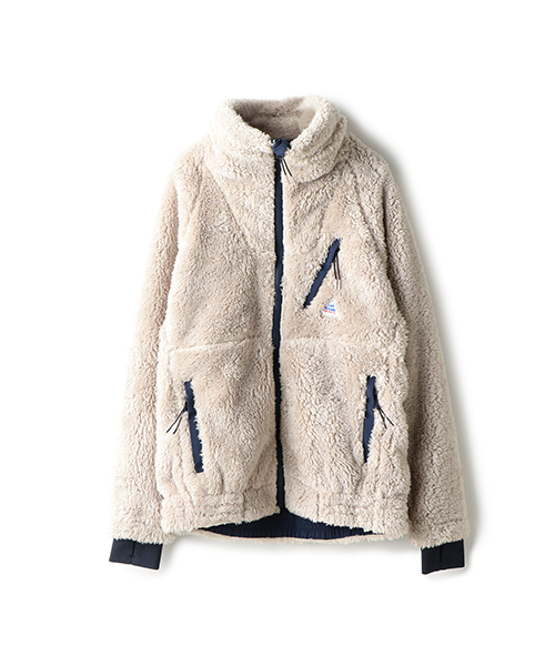 Cape HEIGHTS（ケープハイツ）の「Cape HEIGHTS マウンテンフリースジャケット BREAKHEART（ブルゾン・メンズ・グレー/ブラック/ベージュ・X-SMALL/SMALL/MEDIUM）」の3枚目の写真