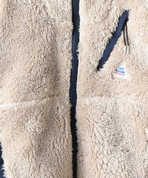 Cape HEIGHTS（ケープハイツ）の「Cape HEIGHTS マウンテンフリースジャケット BREAKHEART（ブルゾン・メンズ・グレー/ブラック/ベージュ・X-SMALL/SMALL/MEDIUM）」の21枚目の写真