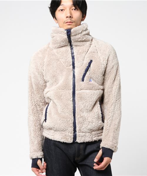 Cape HEIGHTS（ケープハイツ）の「Cape HEIGHTS マウンテンフリースジャケット BREAKHEART（ブルゾン・メンズ・グレー/ブラック/ベージュ・X-SMALL/SMALL/MEDIUM）」の11枚目の写真