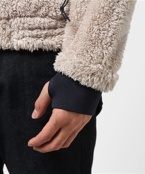 Cape HEIGHTS（ケープハイツ）の「Cape HEIGHTS マウンテンフリースジャケット BREAKHEART（ブルゾン・メンズ・グレー/ブラック/ベージュ・X-SMALL/SMALL/MEDIUM）」の7枚目の写真