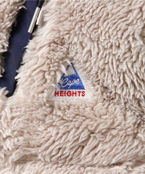 Cape HEIGHTS（ケープハイツ）の「Cape HEIGHTS マウンテンフリースジャケット BREAKHEART（ブルゾン・メンズ・グレー/ブラック/ベージュ・X-SMALL/SMALL/MEDIUM）」の4枚目の写真