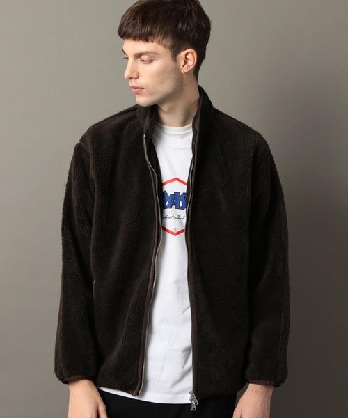 美品♡近年♡ユナイテッドアローズ ペプラムショートブルゾン ジップアップ 紺 BEAUTY&YOUTH UNITED ARROWS（ビューティーアンドユースユナイテッド