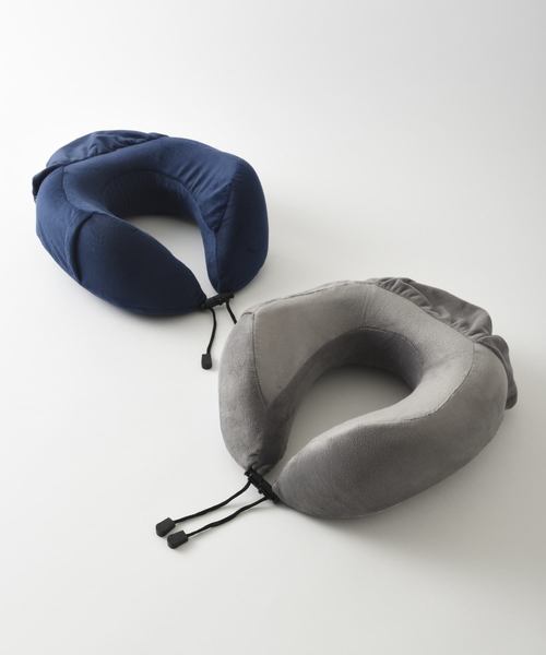 MILESTO（ミレスト）の「スリーピーピロー（トラベルグッズ・メンズ・ネイビー/グレー・ﾌﾘ-）」の5枚目の写真