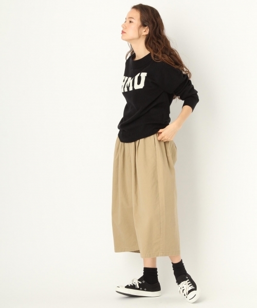 niko and...（ニコアンド）の「オリジナルロゴプルオーバーニット（ニット/セーター・レディース・ブラック/グレー・MEDIUM/LARGE）」の13枚目の写真