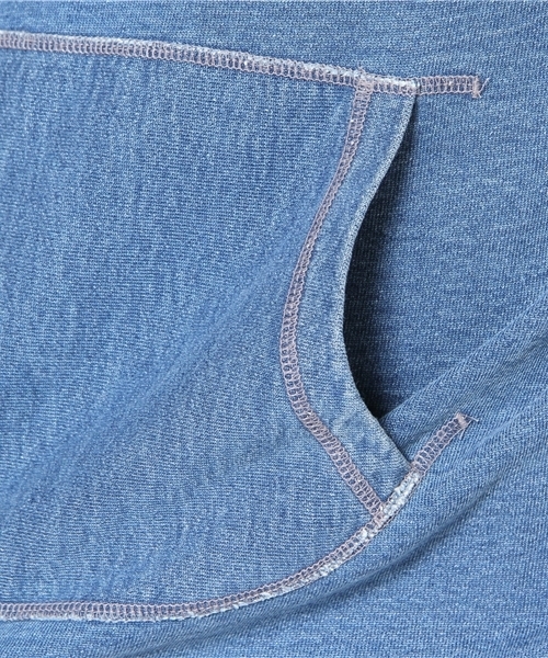 CIAOPANIC（チャオパニック）の「【indigos】INDIGO8分プルパーカ（パーカー・メンズ・ブルー/ネイビー・MEDIUM/LARGE）」の5枚目の写真