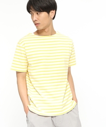 【汗ジミ軽減】バスクボーダー半袖Tシャツ / LAKOLE