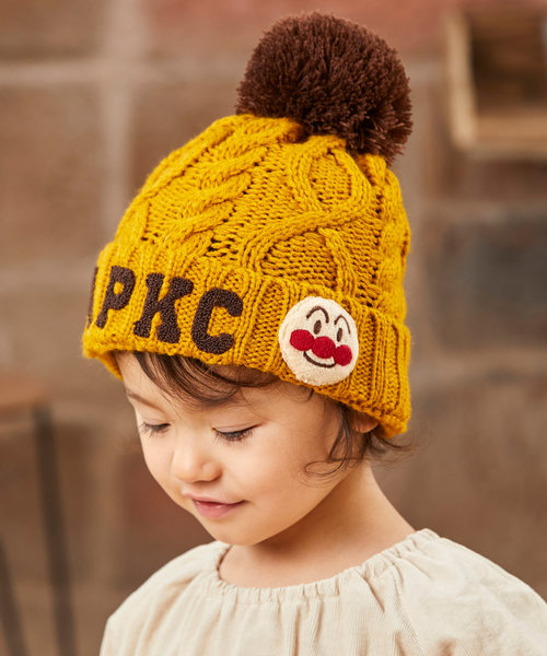 ANPANMAN KIDS COLLECTION(アンパンマンキッズコレクション)の「さがらケーブルニットキャップ(ニットキャップ/ビーニー・キッズ・オフホワイト/ネイビー/マスタード/ピンク/レッド・S/M)」の10枚目の写真