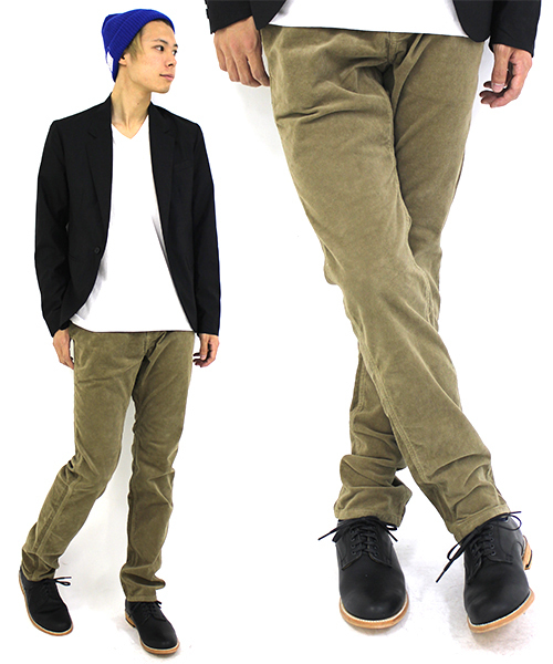 CIAOPANIC(チャオパニック)の「【Gramicci×LEE×Ciaopanic】CORD SLIM TAPPERD(スラックス・メンズ・ホワイト/ブラック/グレー/カーキブラウン/ベージュ/ブルー/ネイビー/マスタード・SMALL/MEDIUM/LARGE)」の5枚目の写真