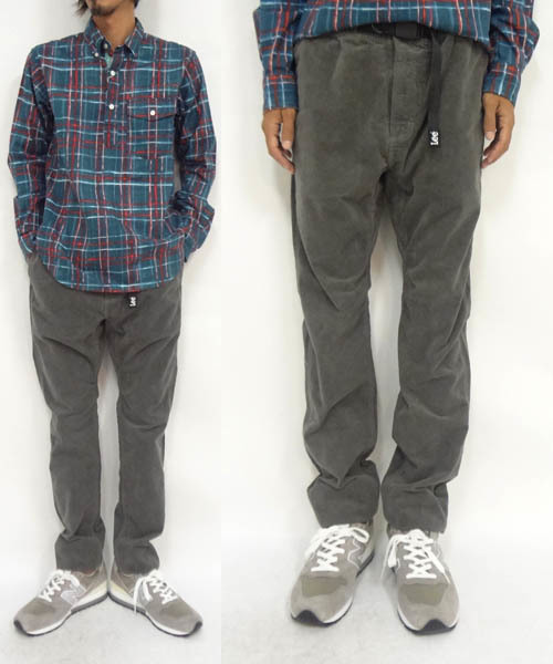 CIAOPANIC(チャオパニック)の「【Gramicci×LEE×Ciaopanic】CORD SLIM TAPPERD(スラックス・メンズ・ホワイト/ブラック/グレー/カーキブラウン/ベージュ/ブルー/ネイビー/マスタード・SMALL/MEDIUM/LARGE)」の4枚目の写真