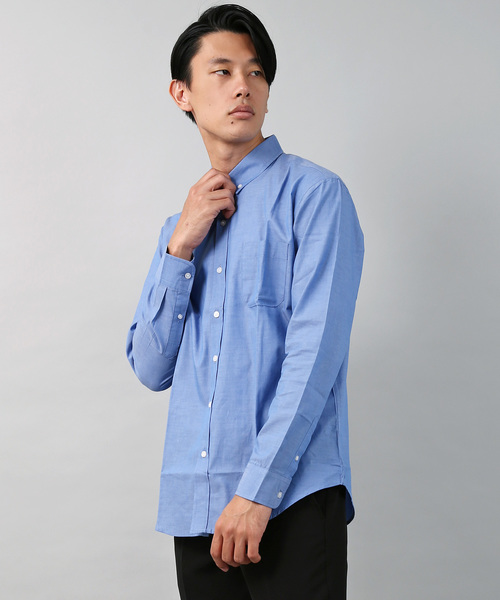 Ressaca(レサーカ)の「ブロードボタンダウンシャツ(シャツ/ブラウス・メンズ・ホワイト/ブラック/ネイビー/ブルー/ブラック×ホワイト/ブラック系その他/ブラウン系その他/グリーン系その他/ブルー系その他/ホワイト×ネイビー/ブルー系その他2・S/M/L/XL)」の17枚目の写真