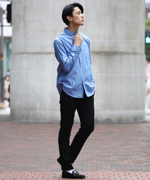 Ressaca(レサーカ)の「ブロードボタンダウンシャツ(シャツ/ブラウス・メンズ・ホワイト/ブラック/ネイビー/ブルー/ブラック×ホワイト/ブラック系その他/ブラウン系その他/グリーン系その他/ブルー系その他/ホワイト×ネイビー/ブルー系その他2・S/M/L/XL)」の12枚目の写真