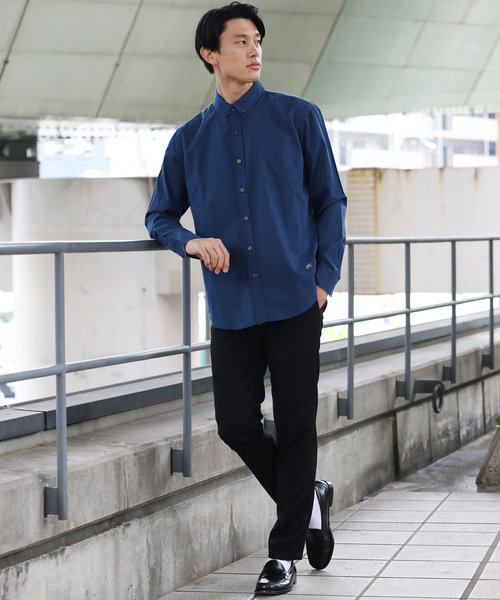 Ressaca(レサーカ)の「ブロードボタンダウンシャツ(シャツ/ブラウス・メンズ・ホワイト/ブラック/ネイビー/ブルー/ブラック×ホワイト/ブラック系その他/ブラウン系その他/グリーン系その他/ブルー系その他/ホワイト×ネイビー/ブルー系その他2・S/M/L/XL)」の15枚目の写真