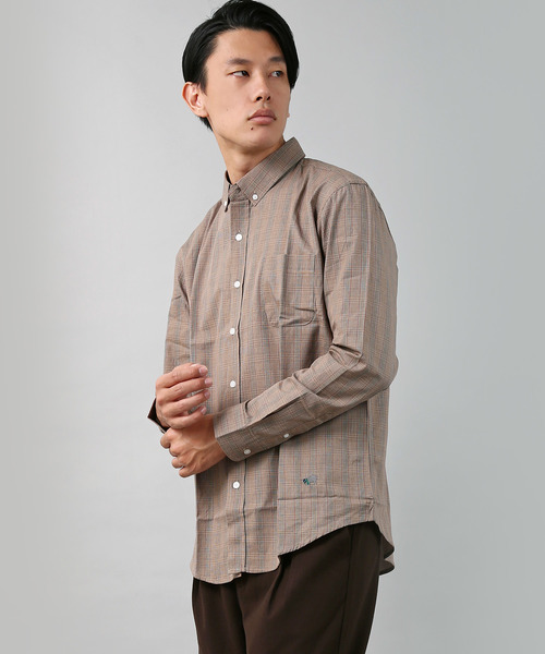 Ressaca(レサーカ)の「ブロードボタンダウンシャツ(シャツ/ブラウス・メンズ・ホワイト/ブラック/ネイビー/ブルー/ブラック×ホワイト/ブラック系その他/ブラウン系その他/グリーン系その他/ブルー系その他/ホワイト×ネイビー/ブルー系その他2・S/M/L/XL)」の19枚目の写真