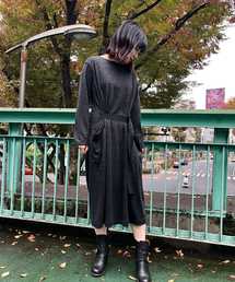 Munich | ソフトポンチベルト付きワンピース(Tシャツ/カットソー)