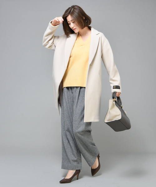 【タグ付】RIVE DROITE マンテコチェスターコート RIVE DROITE（リヴドロワ）の「マンテコチェスターコート（チェスター