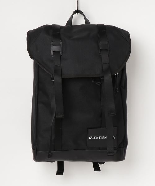 Calvin Klein Jeans Accessory（カルバン・クラインジーンズアクセサリー）の「ドローストリング バックパック 45L（バックパック/リュック・メンズ・ブラック/グレー・FREE）」の2枚目の写真