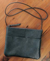 ZARIO-grandee-（ザリオ）の「ソフトシュリンクレザーシンプルサコッシュ（ショルダーバッグ）」