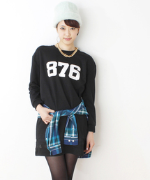 WEGO | WEGO/メッシュラインスウェットワンピース(ワンピース)