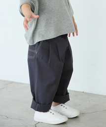 LOWRYS FARM | ツイルストレッチタックパンツ　830347(その他パンツ)