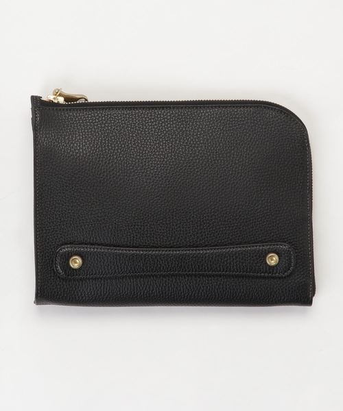 TOFF&LOADSTONE（トフアンドロードストーン）の「TOFF&LOADSTONE / "CLUTCH" クラッチバッグ（クラッチバッグ・メンズ・ベージュ/ネイビー/ブラック・FREE）」の2枚目の写真