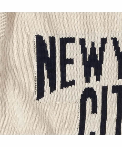 SEA（シー）の「NEWYORK CITY コットンニット（ニット/セーター・レディース・ホワイト/ネイビー・FREE）」の6枚目の写真