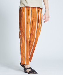 ABAHOUSE | テンセルリネンストライプワイドテーパードパンツ(その他パンツ)