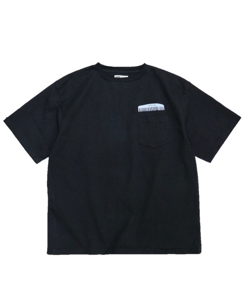 SUNNY SPORTS(サニースポーツ)の「SUNNY SPORTS × BYRD /サニースポーツ×バード 9OZ USA HEAVY JERSEY(Tシャツ/カットソー)」|ブラック