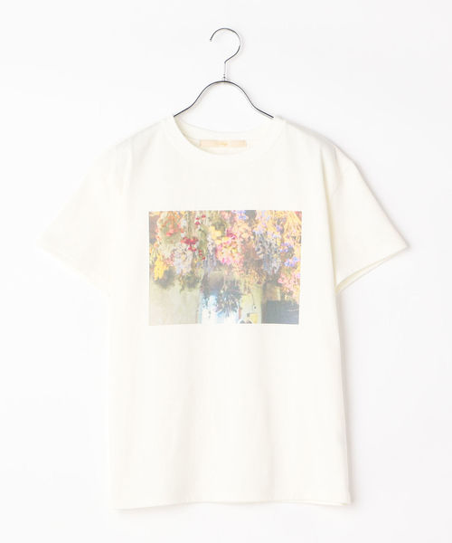 BEARDSLEY フラワーTee ホワイト 新品 BEARDSLEY｜ショートTee | Rakuten Fashion(楽天ファッション