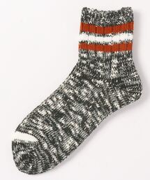 ANONYMOUSISM（アノニマスイズム）の「【ANONYMOUSISM】3ラインスラブ/クォーター丈ソックス/アノニマスイズム（ソックス/靴下）」