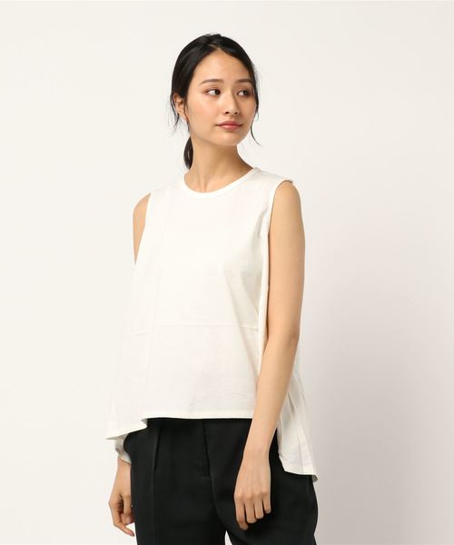 AMERICAN HOLIC（アメリカンホリック）の「バックフレアノースリーブカットプルオーバー（Tシャツ/カットソー・レディース・オフホワイト/その他7/ラベンダー/ネイビー・FREE）」の7枚目の写真