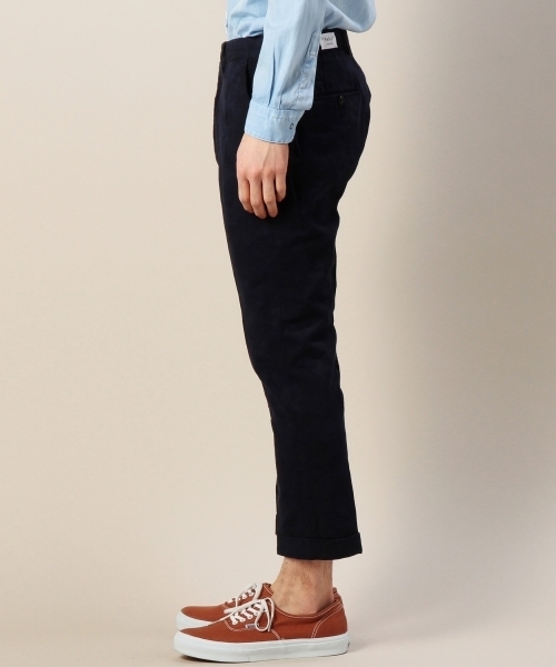 BEAUTY&YOUTH UNITED ARROWS（ビューティーアンドユースユナイテッドアローズ）の「BY オーバーダイ ジャカード ノープリーツ アンクルパンツ◆（その他パンツ・メンズ・ネイビー/オリーブ・X-LARGE/LARGE/SMALL/MEDIUM）」の7枚目の写真