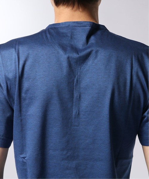 EDIFICE（エディフィス）の「CITA / チータ ヘンリーネックTシャツ（Tシャツ/カットソー・メンズ・ブルー系その他/グレー/カーキ・44/46/48/50）」の11枚目の写真