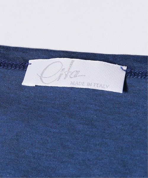 EDIFICE（エディフィス）の「CITA / チータ ヘンリーネックTシャツ（Tシャツ/カットソー・メンズ・ブルー系その他/グレー/カーキ・44/46/48/50）」の16枚目の写真