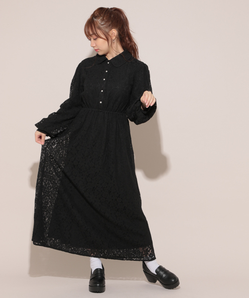 apres jour（アプレジュール）の「レースワンピース【ZOZOTOWN限定アイテム】（ワンピース・レディース・ブラック/モカ・フリー）」の17枚目の写真