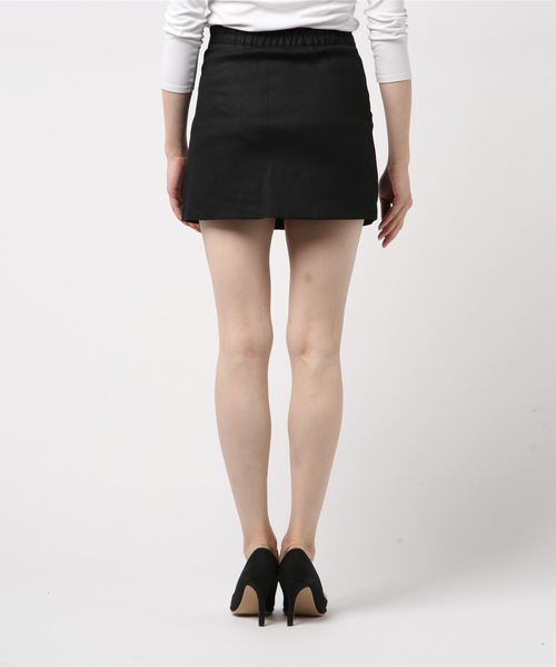 DING(ディング)の「DING/スリットミニスカパン(スカート・レディース・ブラック・FREE)」の3枚目の写真