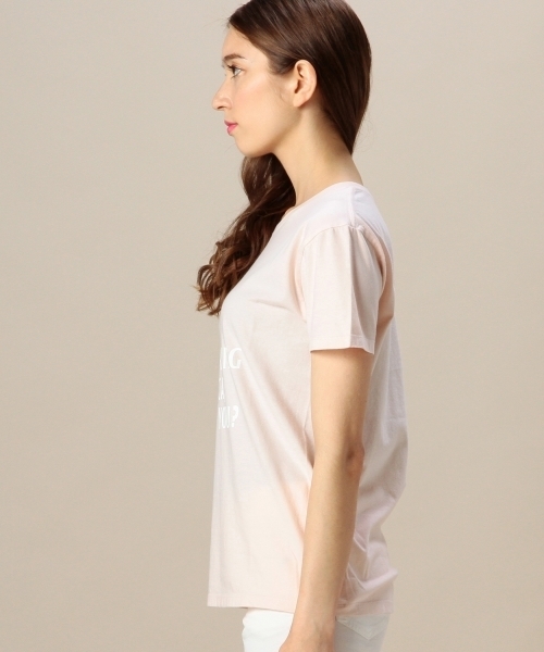 BEAUTY&YOUTH UNITED ARROWS（ビューティーアンドユースユナイテッドアローズ）の「BYMC SLIC SLIC 別注プリントTEE　◆（Tシャツ/カットソー・レディース・ホワイト/ライトピンク/ネイビー・フリー）」の4枚目の写真