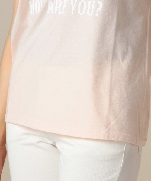 BEAUTY&YOUTH UNITED ARROWS（ビューティーアンドユースユナイテッドアローズ）の「BYMC SLIC SLIC 別注プリントTEE　◆（Tシャツ/カットソー・レディース・ホワイト/ライトピンク/ネイビー・フリー）」の7枚目の写真