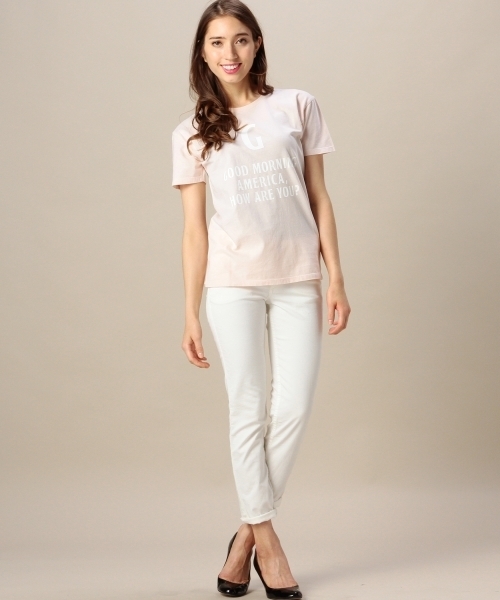 BEAUTY&YOUTH UNITED ARROWS（ビューティーアンドユースユナイテッドアローズ）の「BYMC SLIC SLIC 別注プリントTEE　◆（Tシャツ/カットソー・レディース・ホワイト/ライトピンク/ネイビー・フリー）」の9枚目の写真