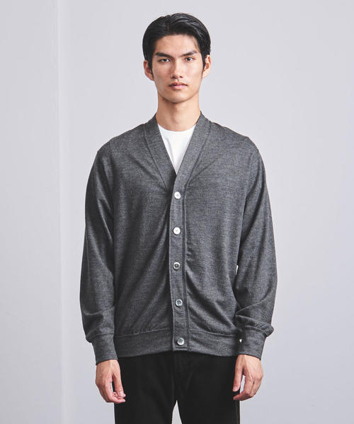 UNITED ARROWS（ユナイテッドアローズ）の「＜K ITO（ケー・イトウ）＞ テンジク カーディガン（カーディガン/ボレロ・メンズ・ダークグレー・1/2/3）」の9枚目の写真