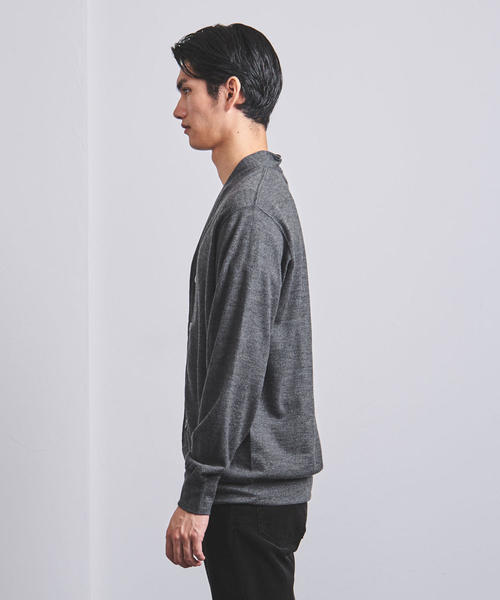 UNITED ARROWS（ユナイテッドアローズ）の「＜K ITO（ケー・イトウ）＞ テンジク カーディガン（カーディガン/ボレロ・メンズ・ダークグレー・1/2/3）」の8枚目の写真