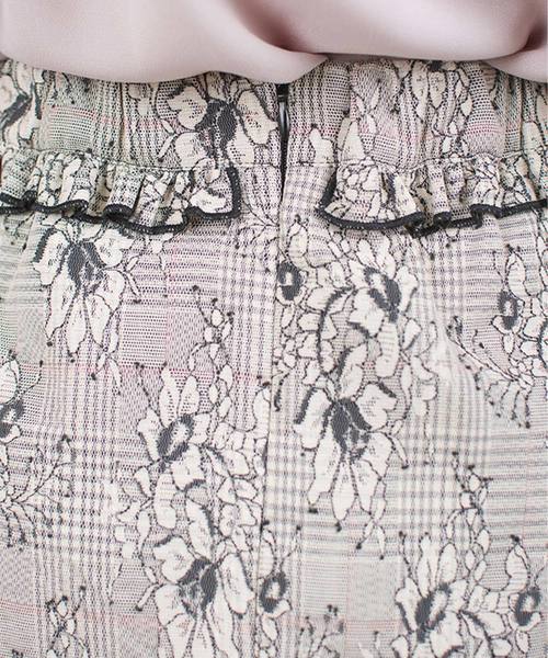 ROJITA(ロジータ)の「チェック×レースボンディング台形SK(スカート・レディース・ブラック/ピンク/アイボリー・FREE)」の17枚目の写真