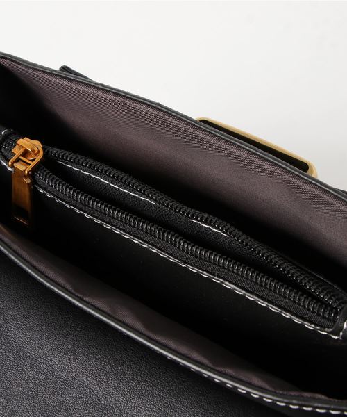 TABI PAL（タビパル）の「【TABI PAL】スエード切替 2WAYショルダーバッグ ハンドバッグ（ショルダーバッグ・レディース・ブラック/ベージュ/ブラウン/グリーン/ブラック系その他/キャメル/イエロー系その他/ワイン・FREE）」の9枚目の写真