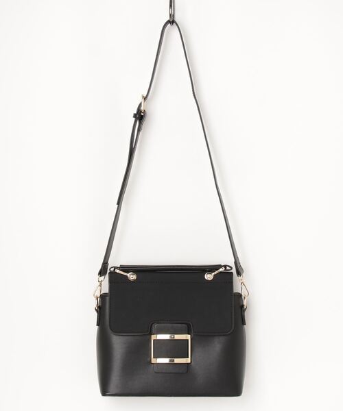 TABI PAL（タビパル）の「【TABI PAL】スエード切替 2WAYショルダーバッグ ハンドバッグ（ショルダーバッグ・レディース・ブラック/ベージュ/ブラウン/グリーン/ブラック系その他/キャメル/イエロー系その他/ワイン・FREE）」の3枚目の写真