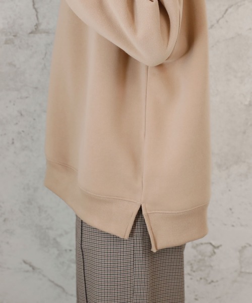 Girly Doll(ガーリードール)の「裏起毛パーカー(パーカー・レディース・ブラック/ブラウン/アイボリー/モカ/オフホワイト/ベージュ/ダークブラウン・FREE)」の18枚目の写真