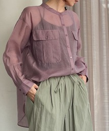 BIGポケットシアーシャツ