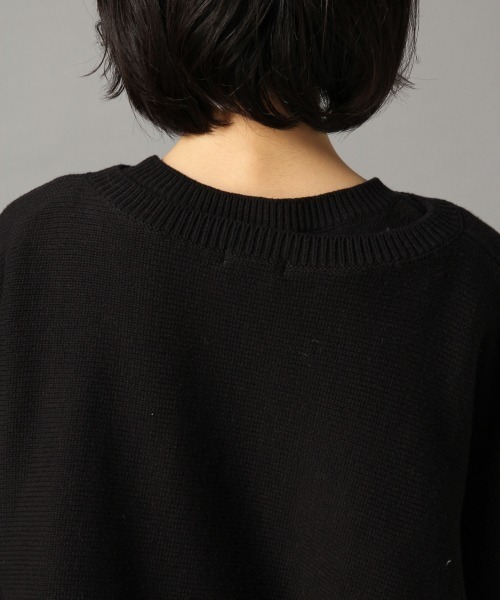 LOWRYS FARM（ローリーズファーム）の「ショート２Ｐプルオーバー　868889（ニット/セーター・レディース・ブラック/グレイッシュベージュ/グリーン・FREE）」の8枚目の写真